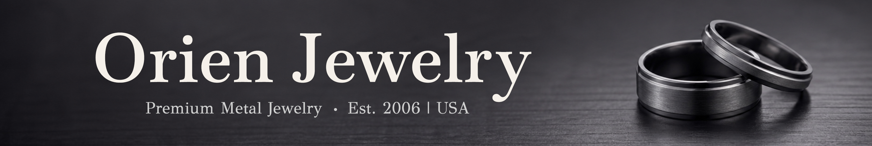 Orien Jewelry Premium Metal Wedding Bands